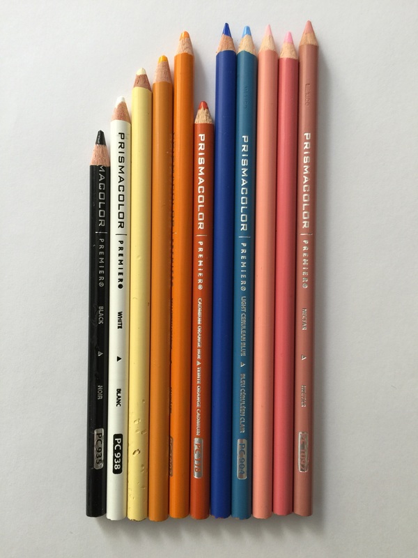 Prismacolor Premiers vs. Faber Castell Polychromos colored pencils over ...